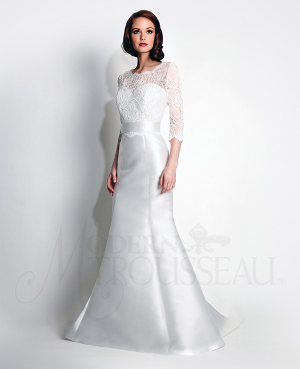 Spencer wedding gown by Modern Trousseau